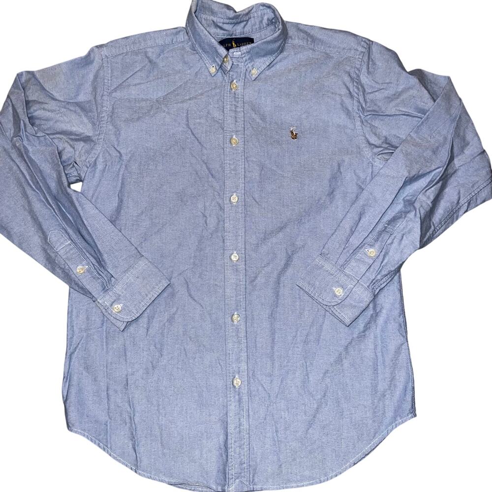 Ralph Lauren Light Blue Button-Down Shirt boys size 18